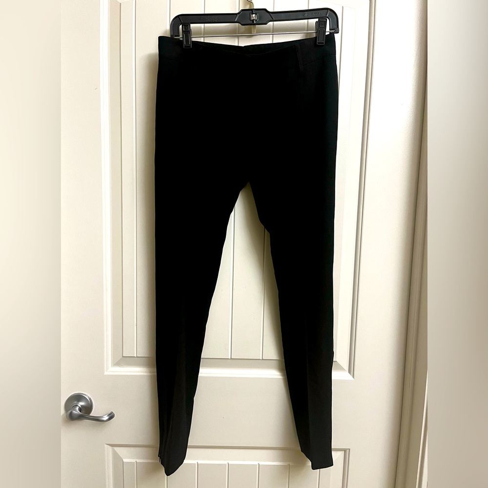 BALENCIAGA PANTS Made in Portugal black wool blend women’s ankle pants, size 6